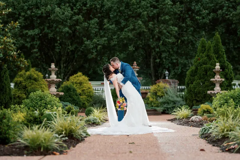 Wedding couples portrait, intimate and cinematic